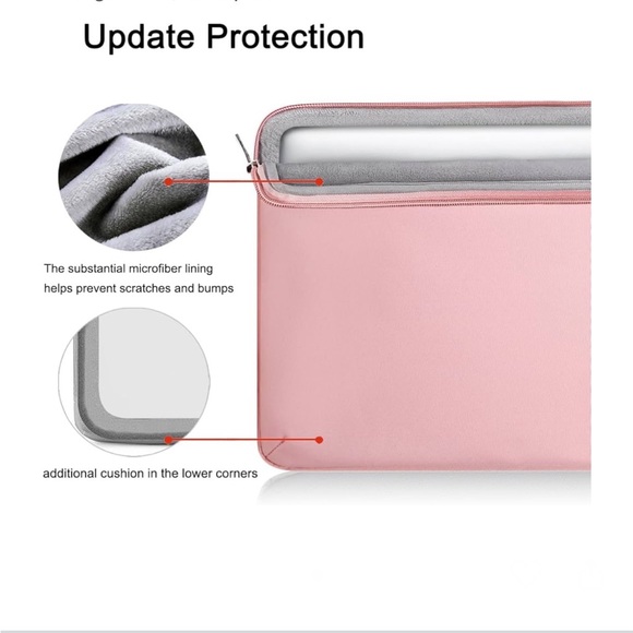 {Voova} Laptop Case pink laptop case soft laptop case laptop sleeve - Picture 9 of 11